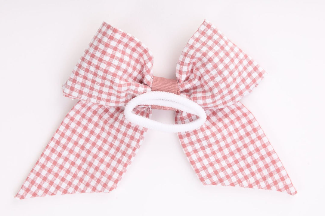 Pink Bow Hair Elastic