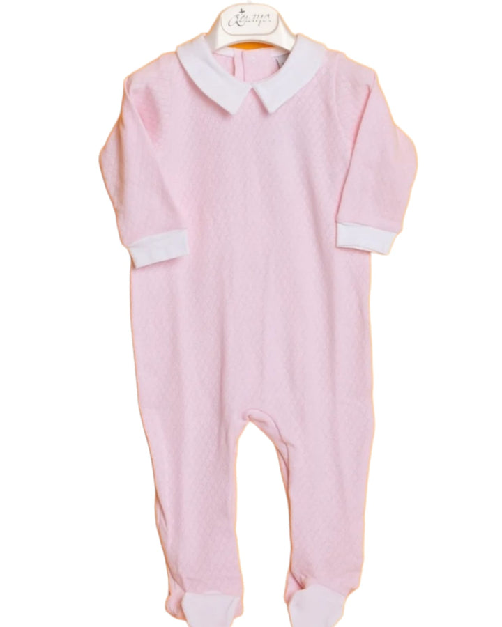 Pink baby overall