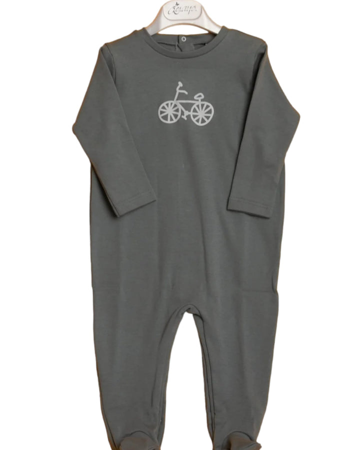 Dark grey baby overall