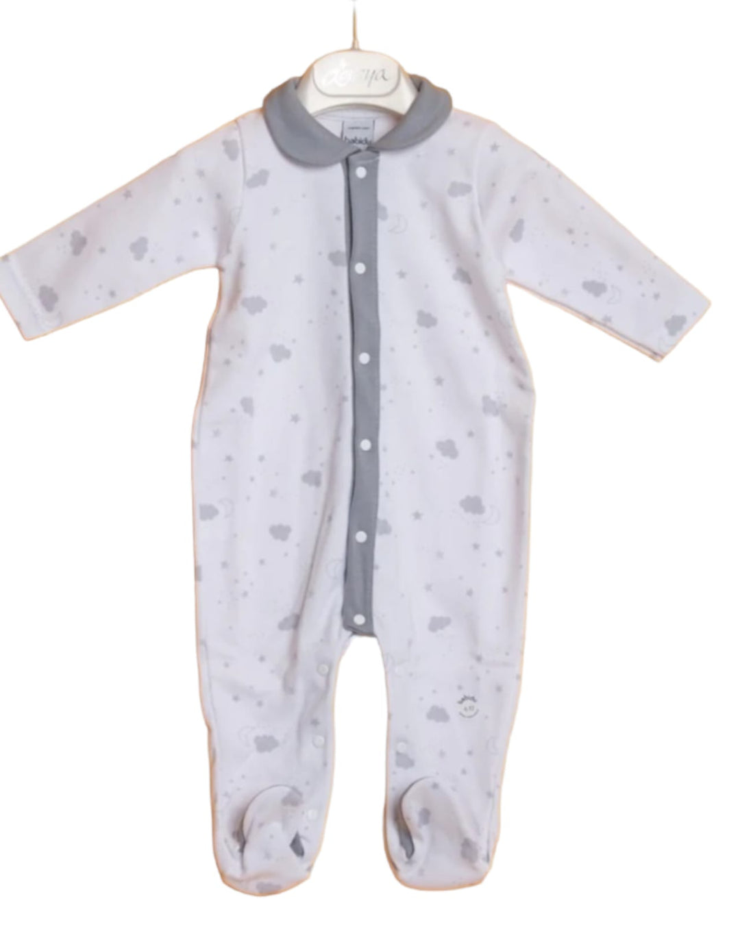 Grey baby overall