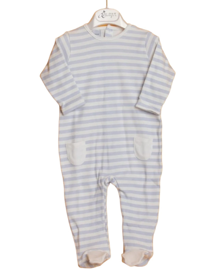 White and light blue baby pyjamas