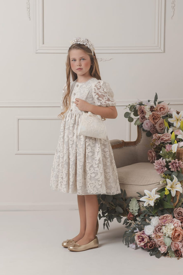 BEIGE DRESS