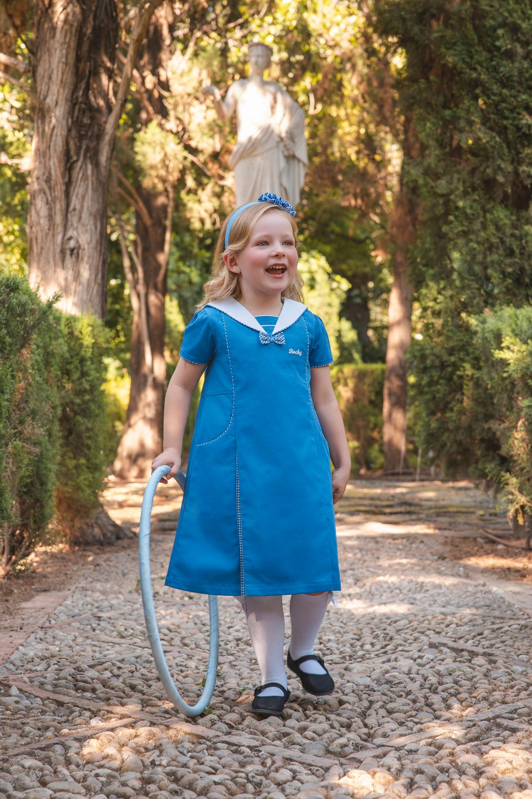 BLUE RAWDA DRESS