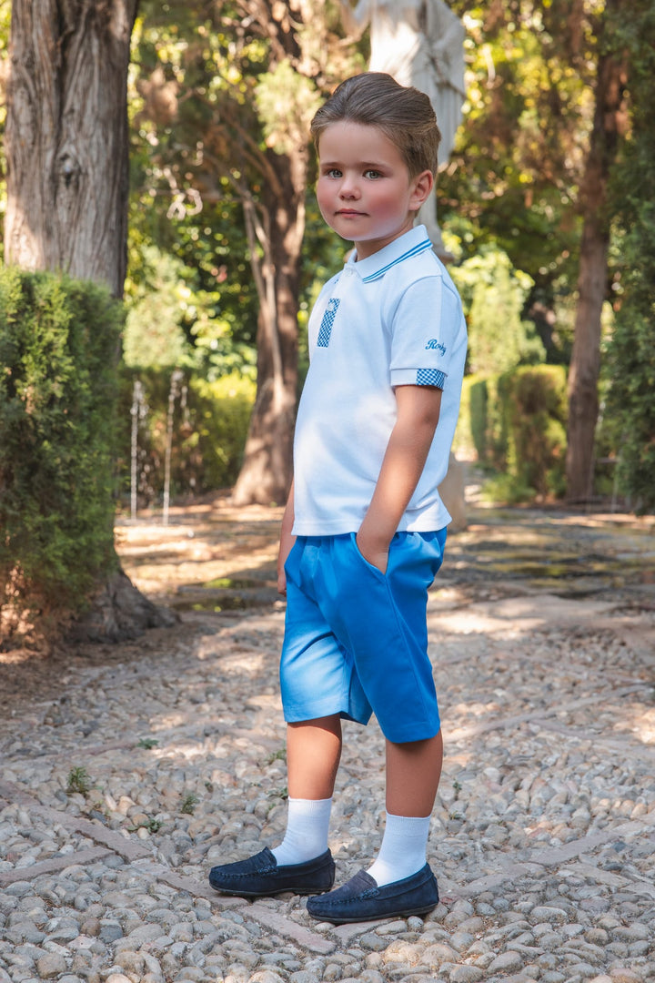 WHITE RAWDA  BOYS SET