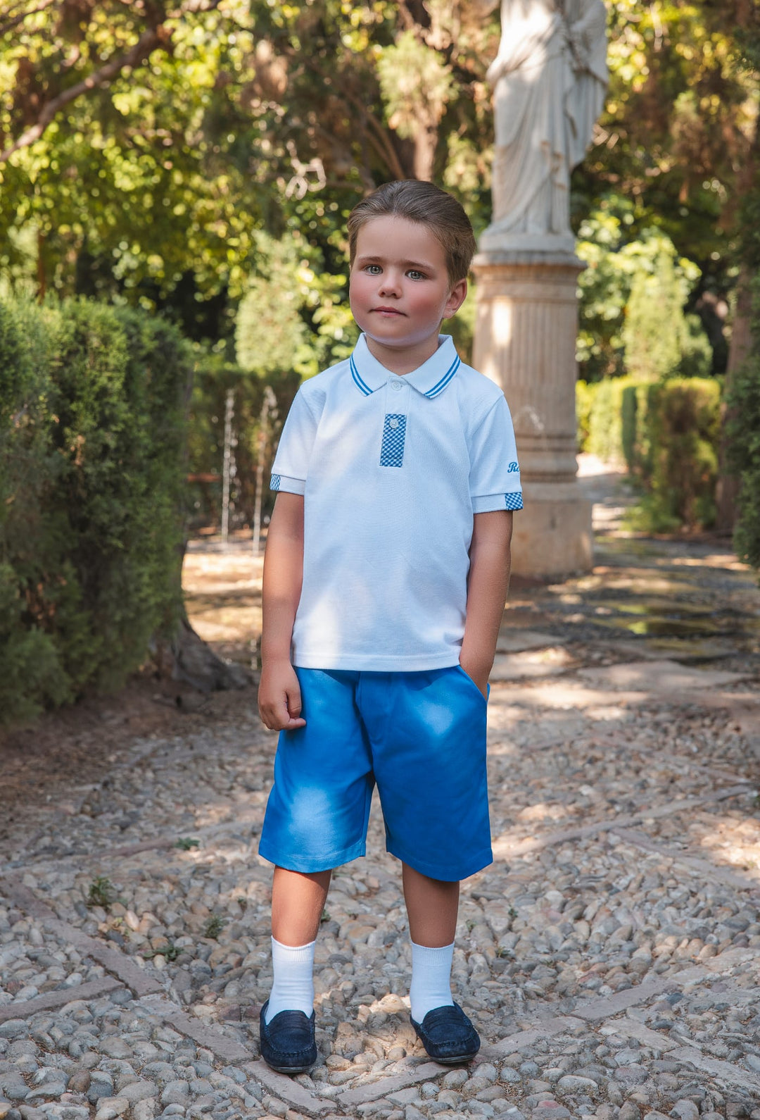 WHITE RAWDA  BOYS SET
