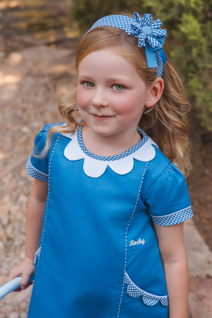 BLUE RAWDA DRESS