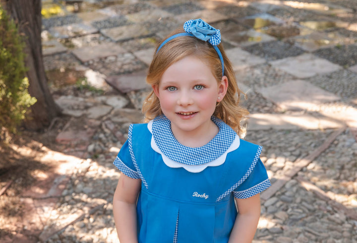 BLUE RAWDA DRESS