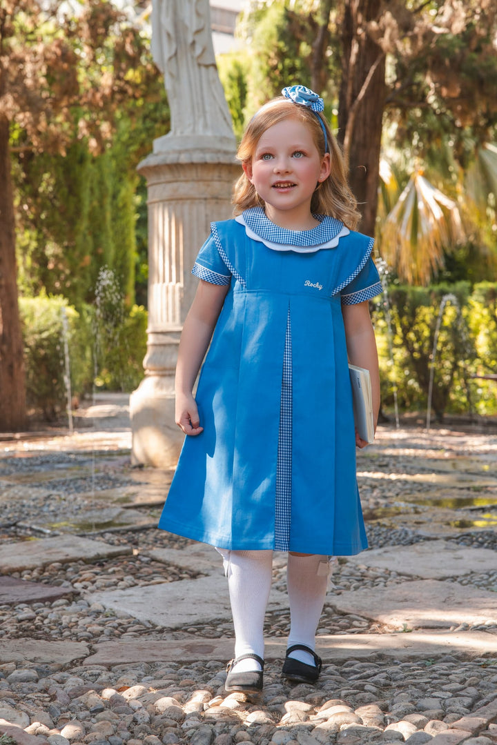 BLUE RAWDA DRESS