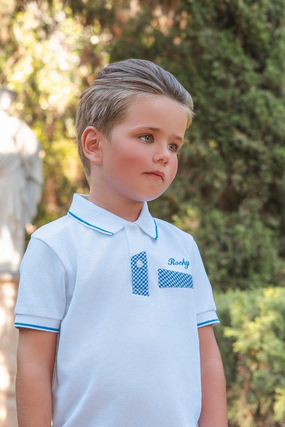 WHITE RAWDA  BOYS SET