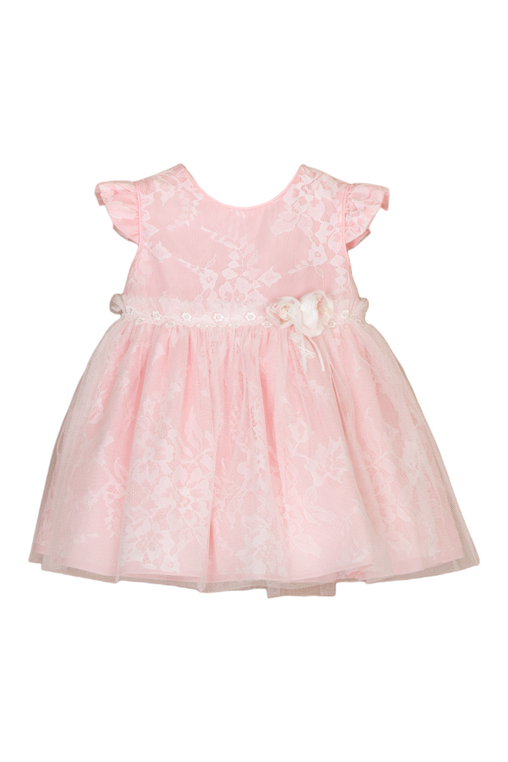baby pink lace dress