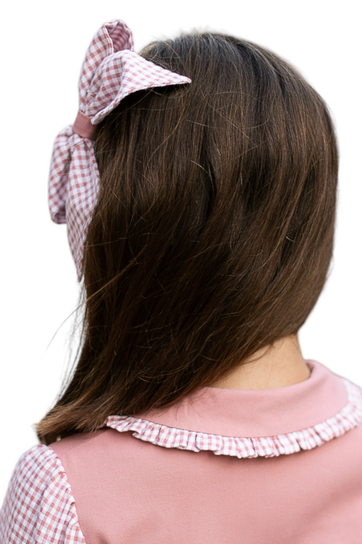 Pink Bow Hair Clip