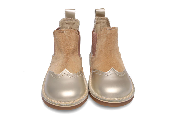 Gold Ankle Boots