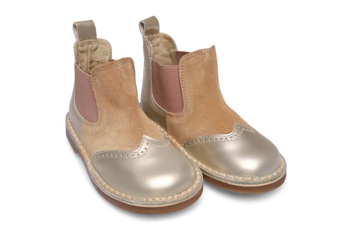 Gold Ankle Boots