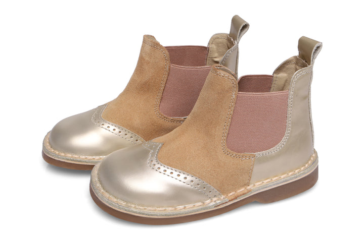 Gold Ankle Boots