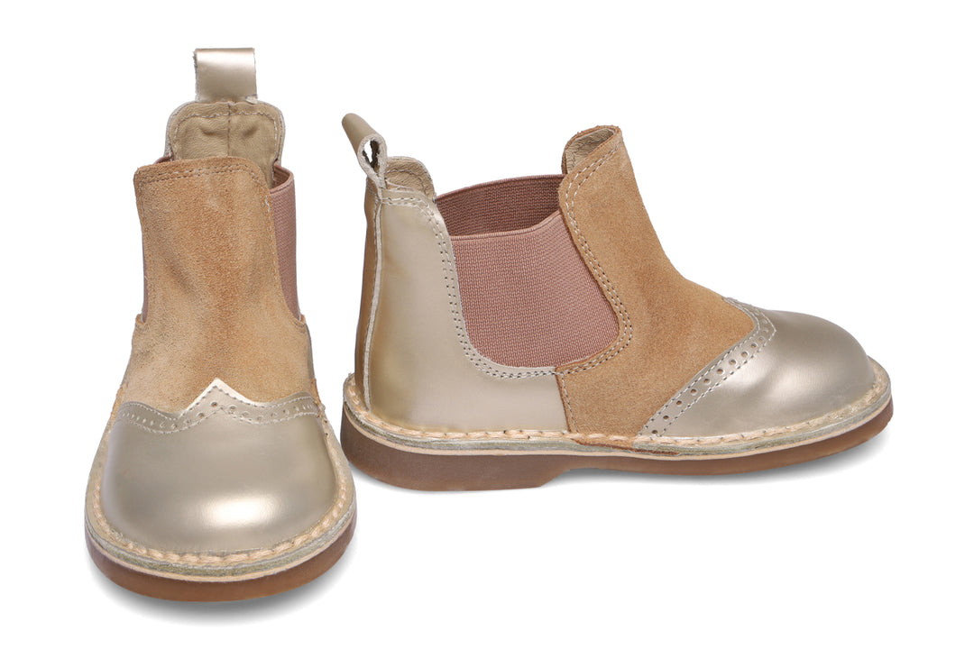 Gold Ankle Boots