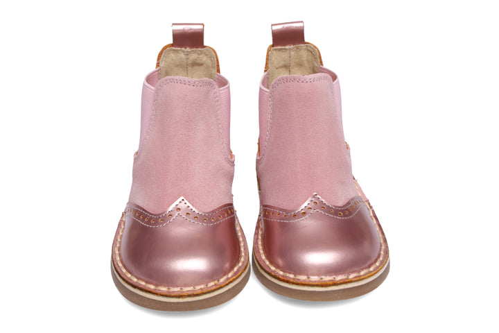 Rose Gold Ankle Boots
