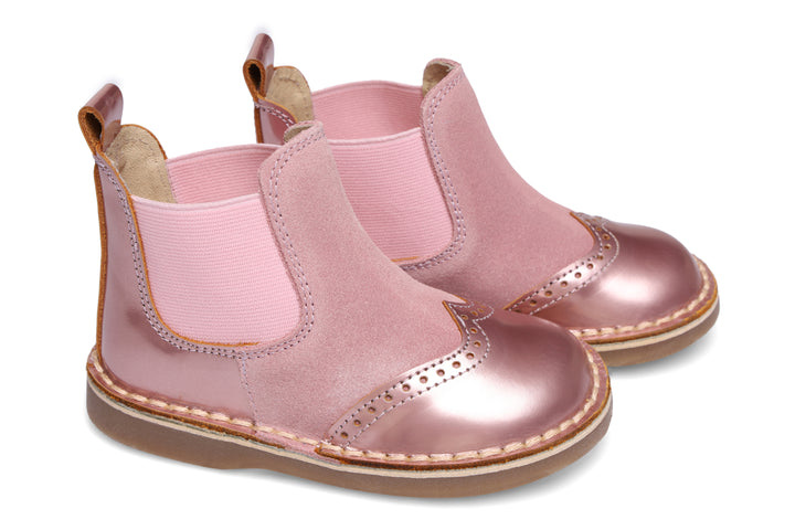 Rose Gold Ankle Boots