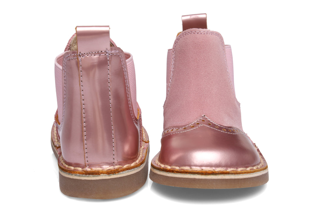 Rose Gold Ankle Boots