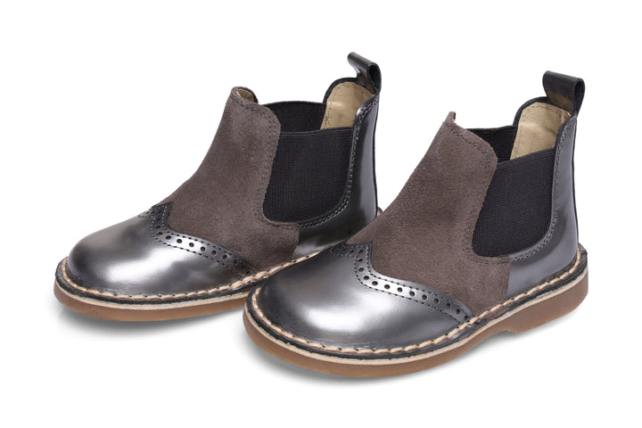 Metallic Ankle Boots