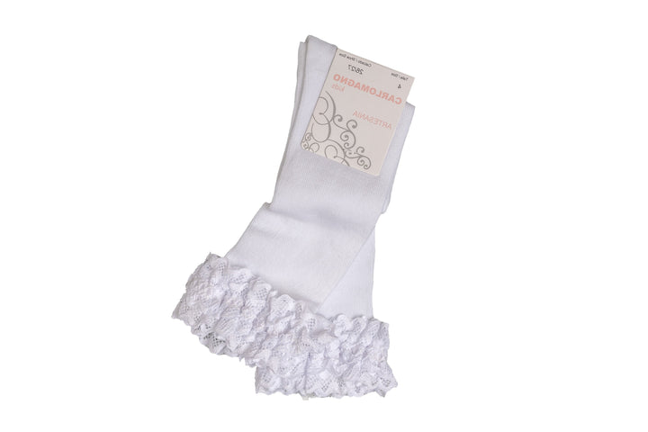LONG WHITE SOCKS