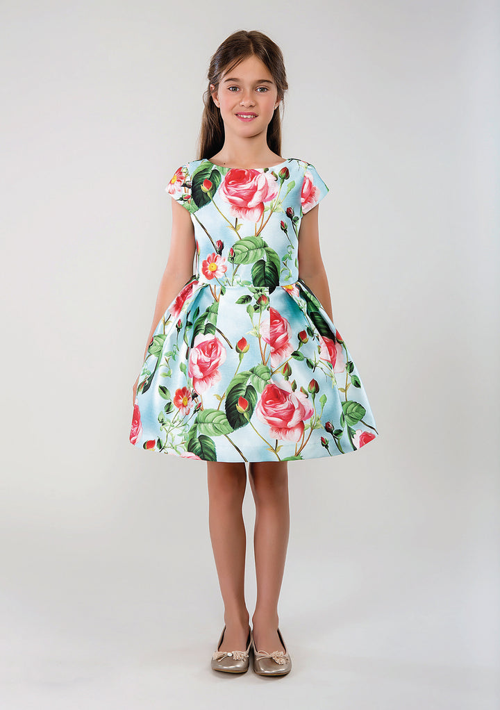Light Blue Floral Dress