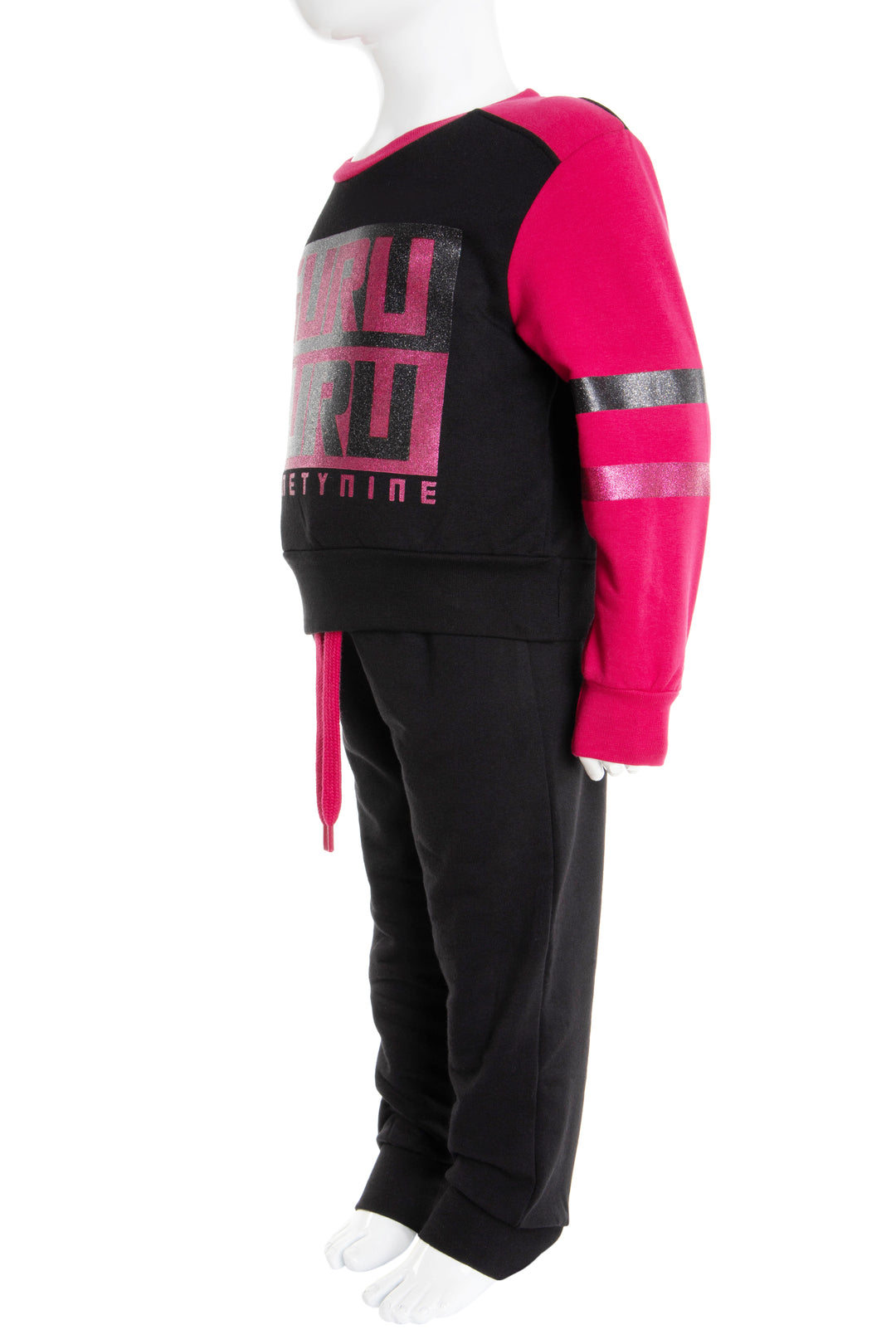 Black and Fucshia Training Suit