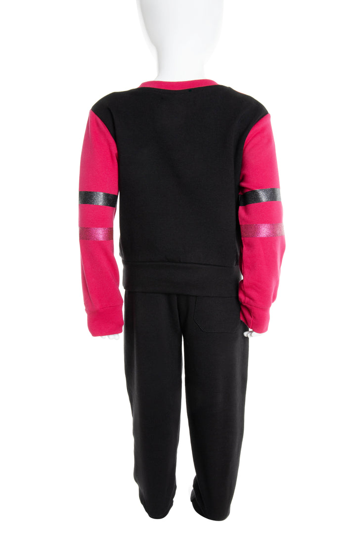 Black and Fucshia Training Suit