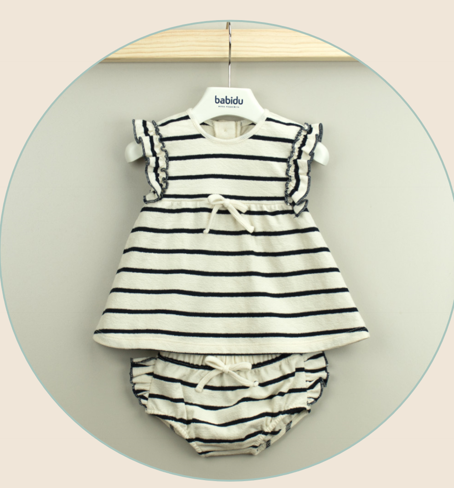 BEIGE BABY DRESS