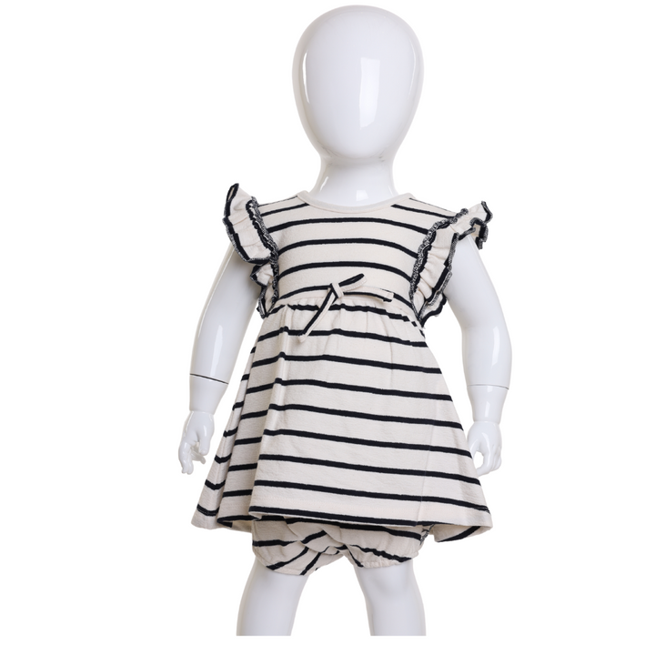 BEIGE BABY DRESS