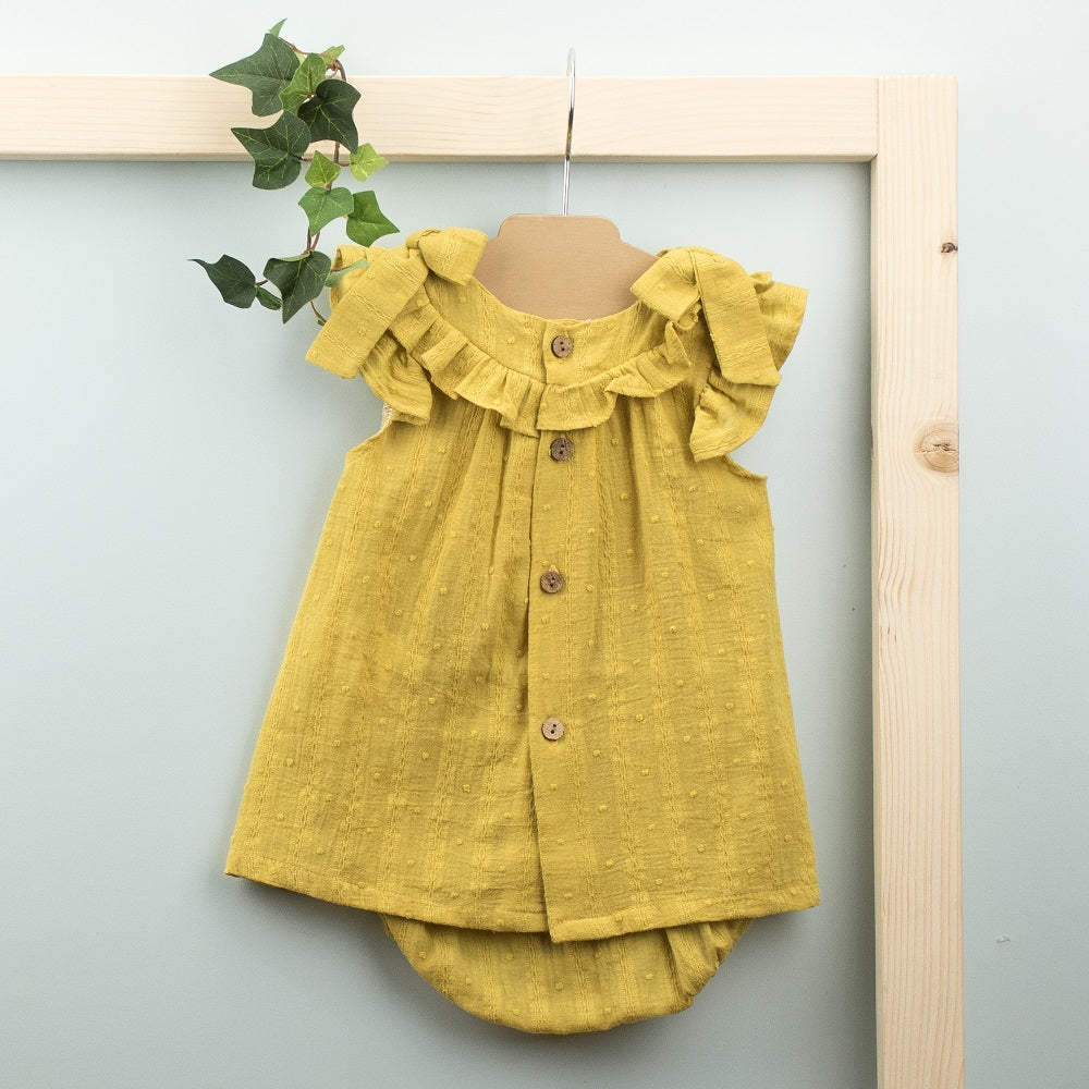 Mustard Baby Dress