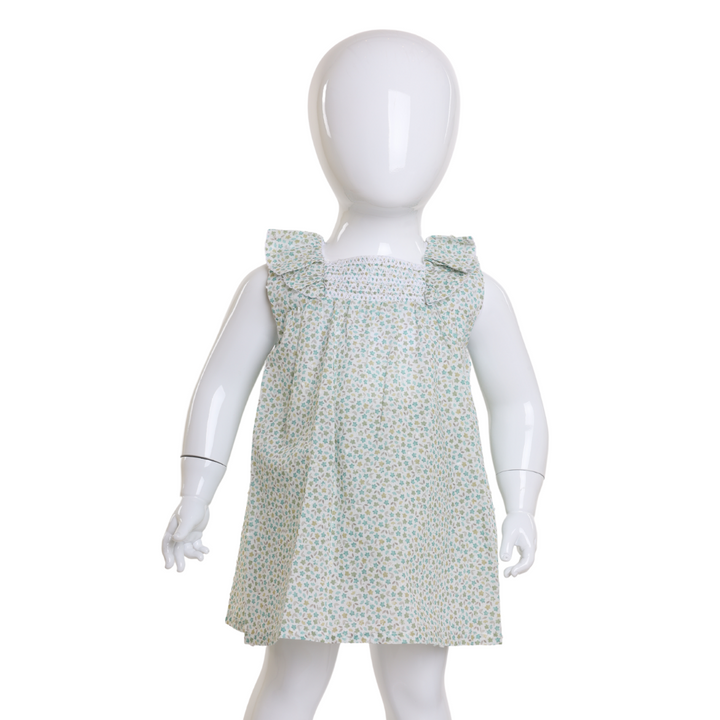 GREEN BABY DRESS