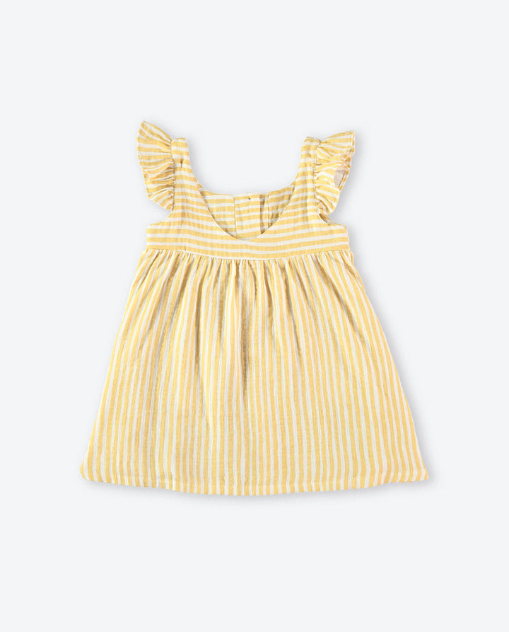 Striped Yellow Dress