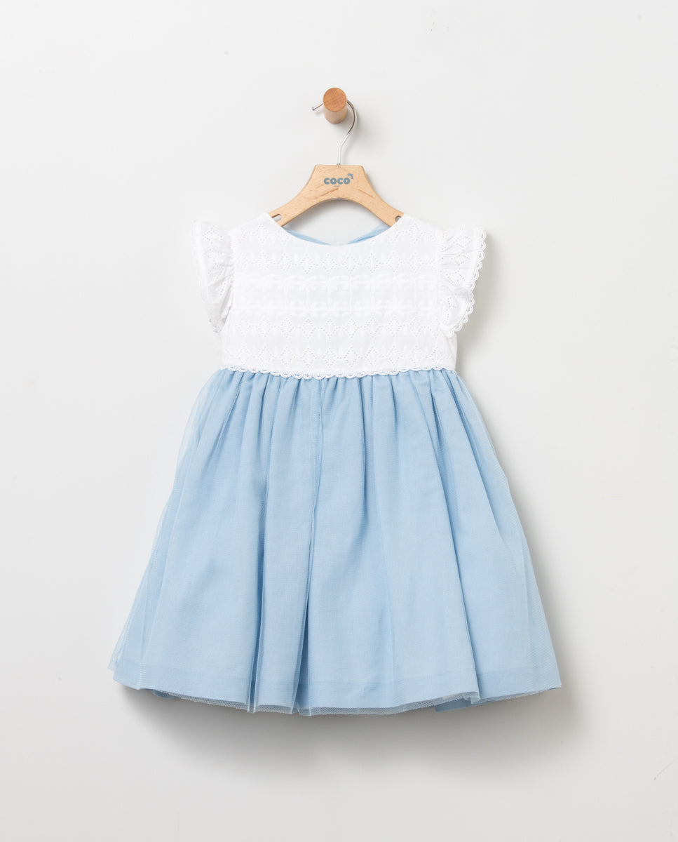 White and Blue Dress