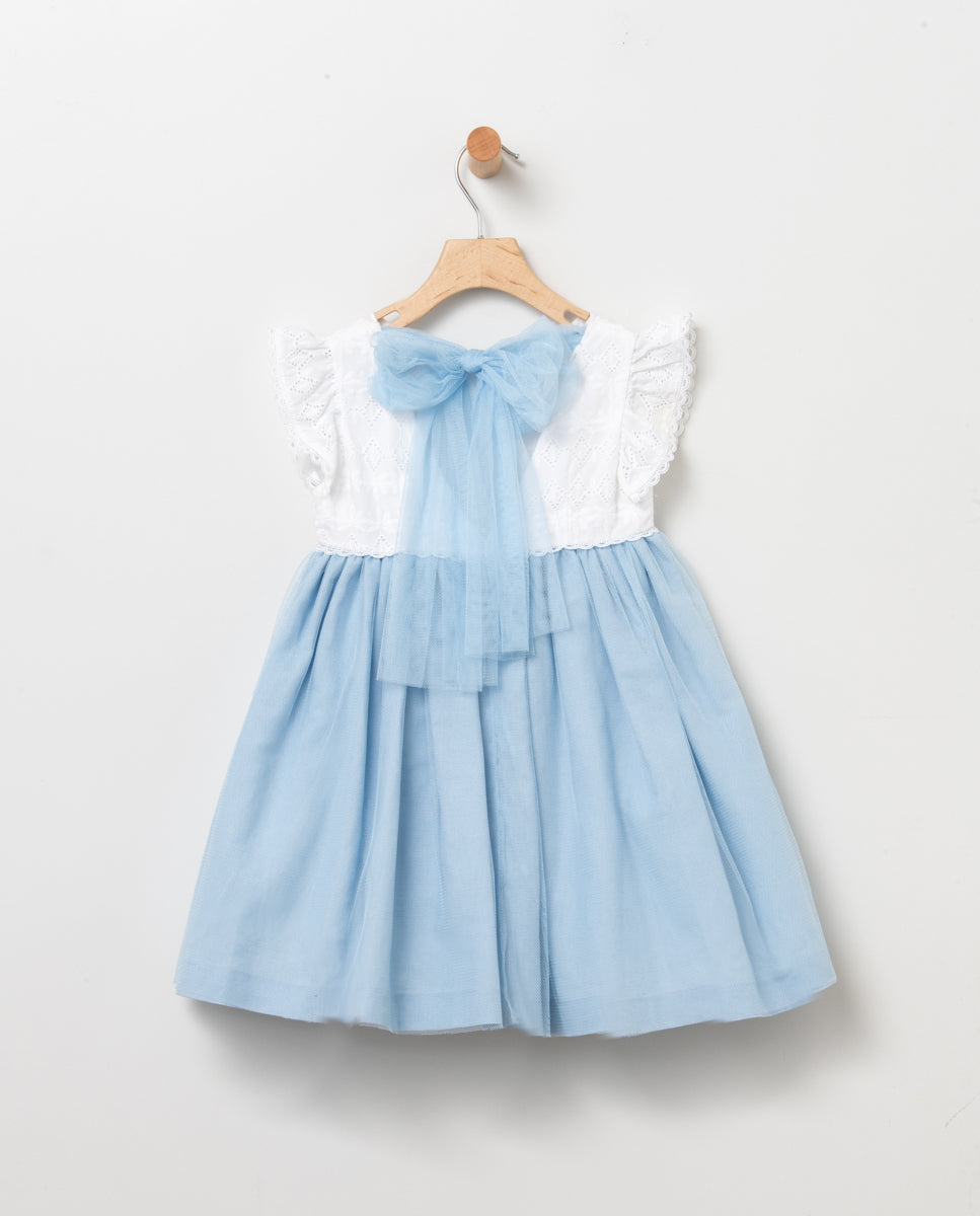 White and Blue Dress