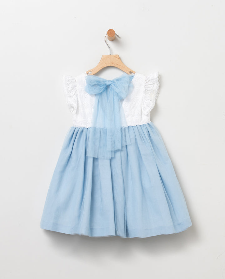 White and Blue Dress