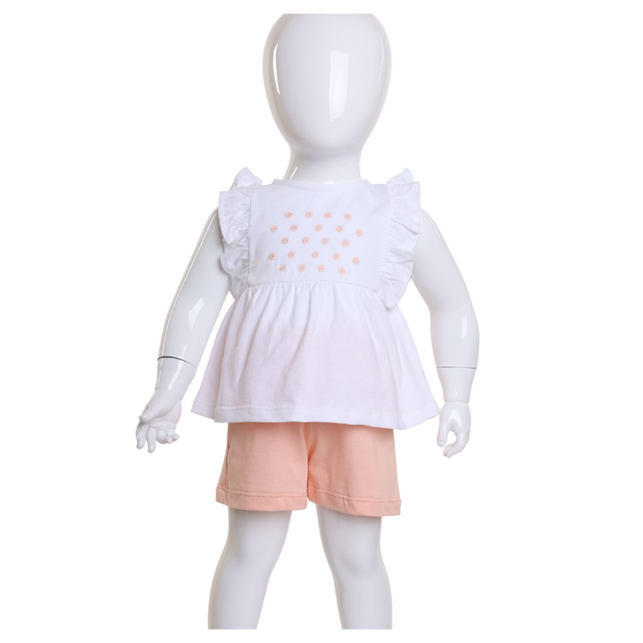 ORANGE  BABY SET GIRLS