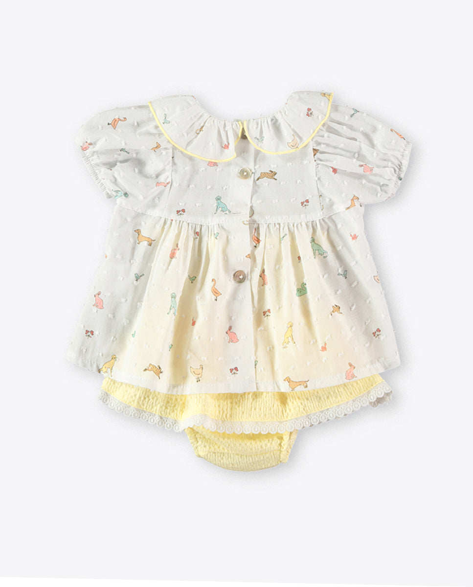 WHITE BABY GIRLS SET