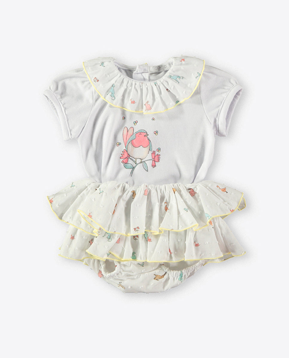 WHITE BABY GIRLS SET