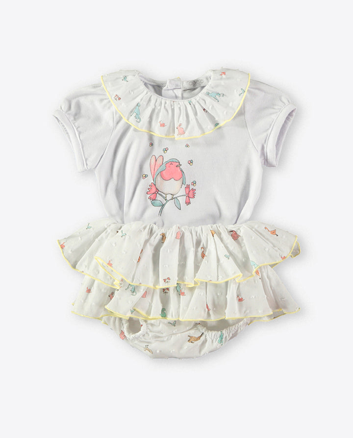 WHITE BABY GIRLS SET