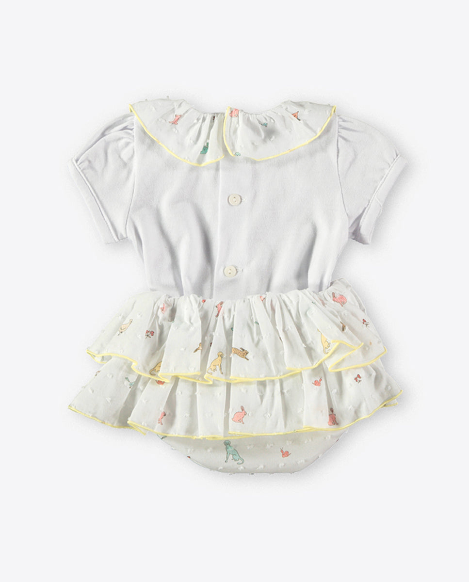 WHITE BABY GIRLS SET