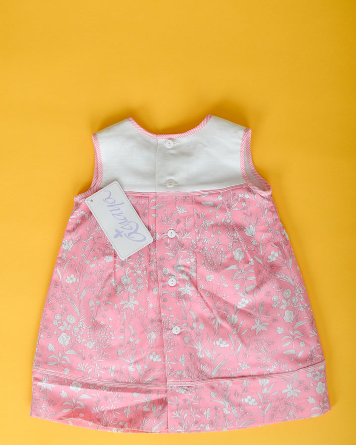 White and Pink Dress