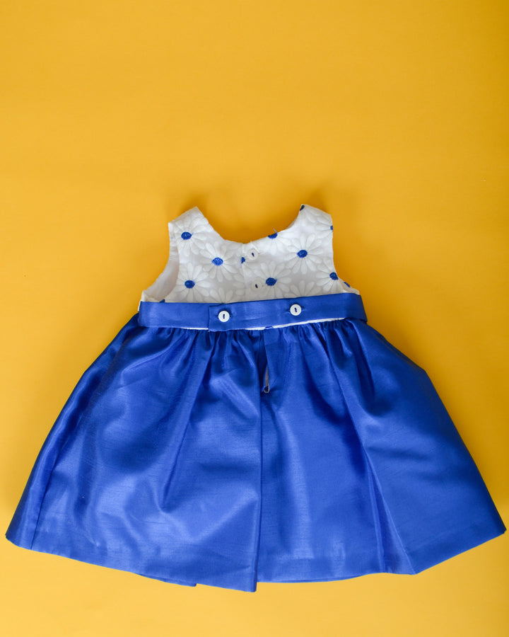 Blue and White Baby Dress