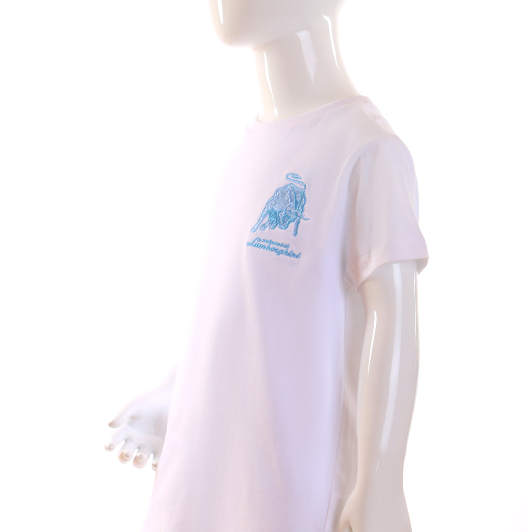White  T-Shirt -Lamborghini