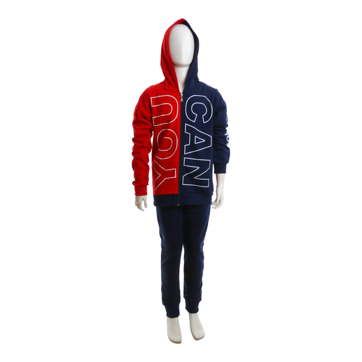 Red and Navy Blue Training Suit