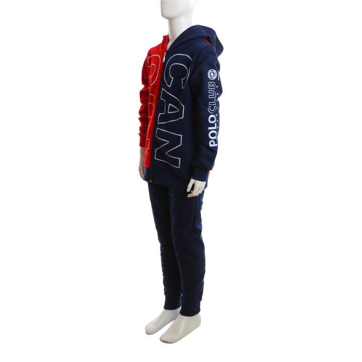 Red and Navy Blue Training Suit