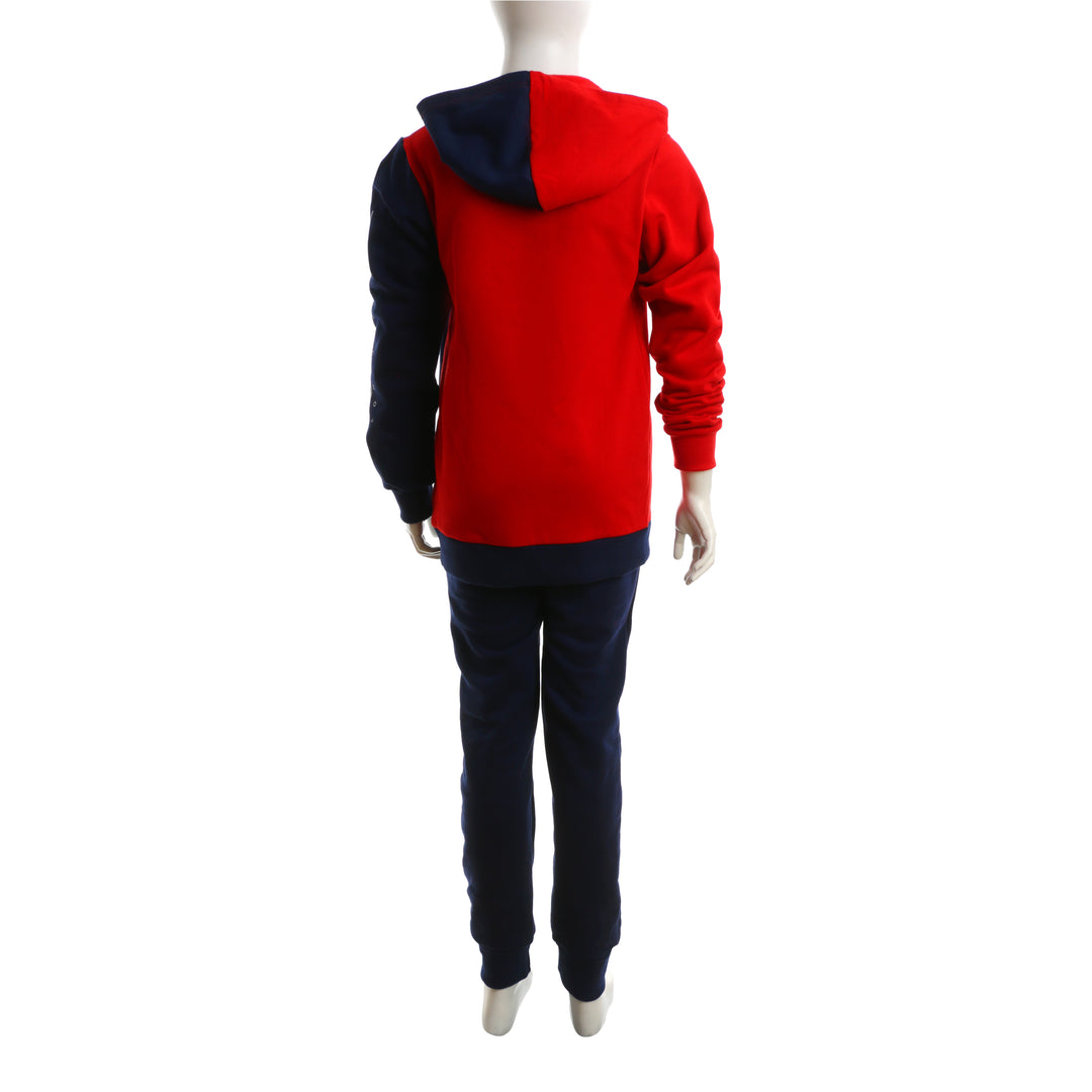 Red and Navy Blue Training Suit