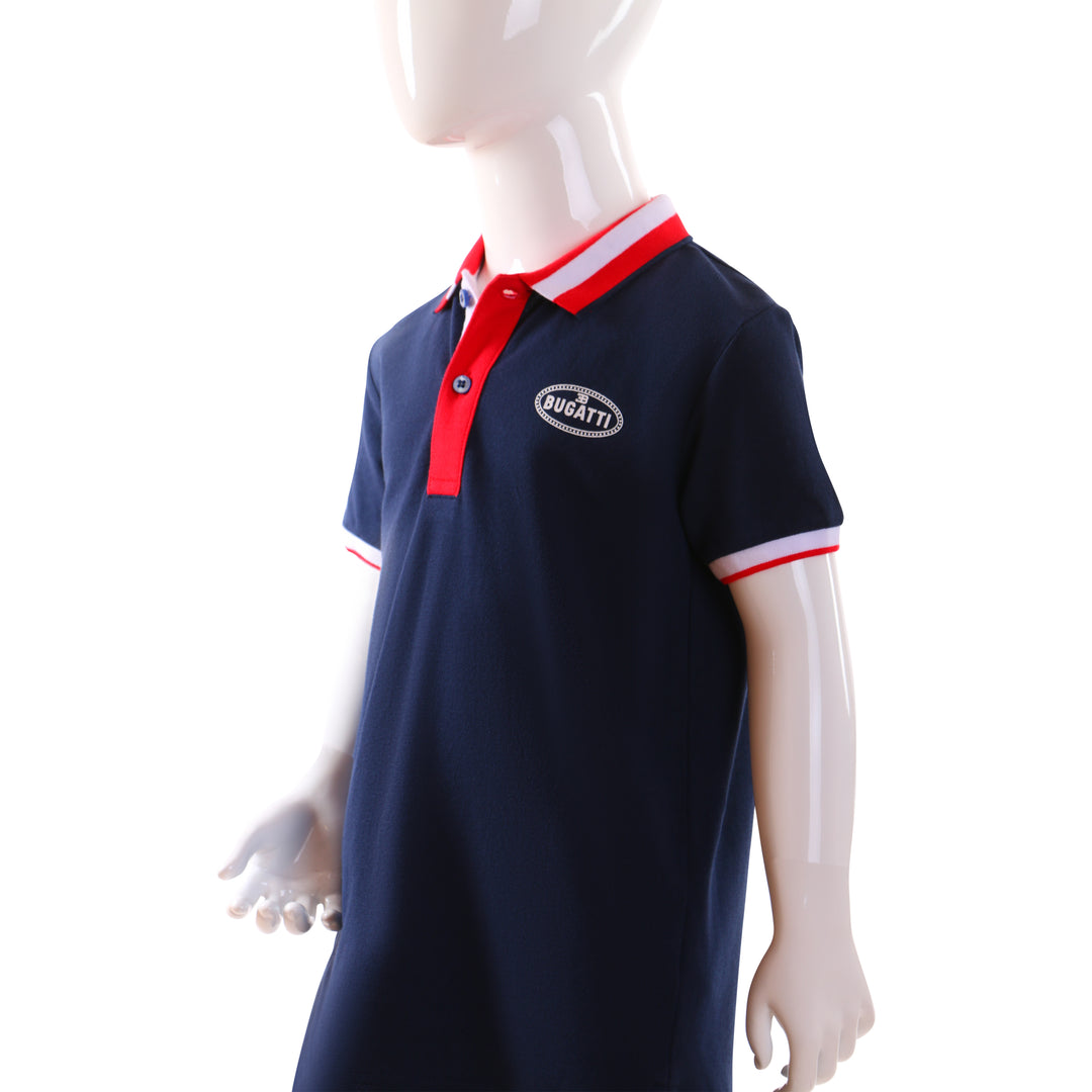 Navy Blue Polo Shirt - Lamborghini