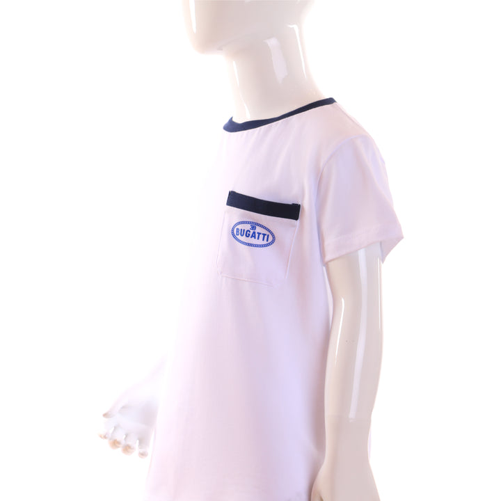 White  T-Shirt -Bugatti