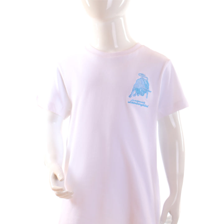 White  T-Shirt -Lamborghini