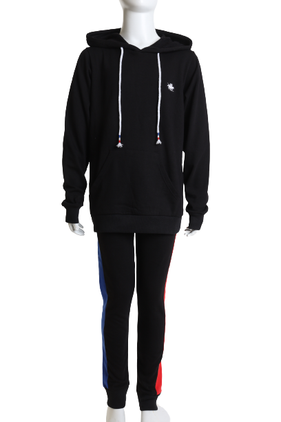 BLACK TRANING SUIT 3Y-7Y
